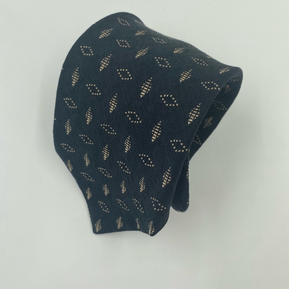 Kenneth Cole Blue Geometric Silk Tie Rare Vintage NWT!